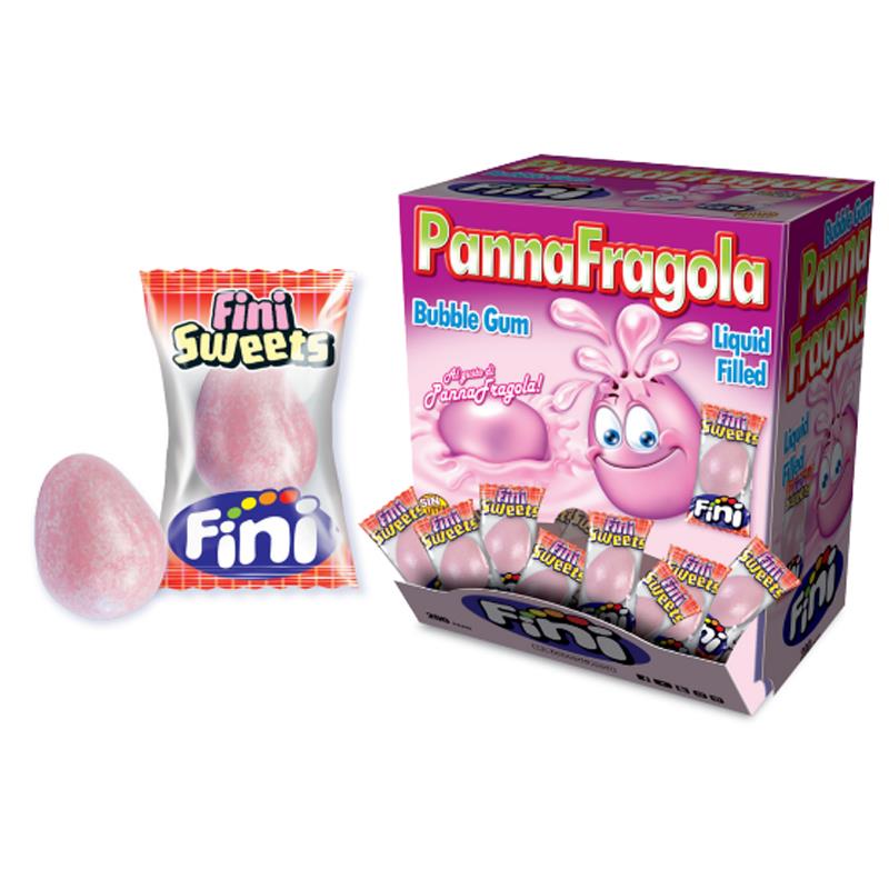 Fini Bubble Gum Panna Fragola Gr.5,5 Pz. 200