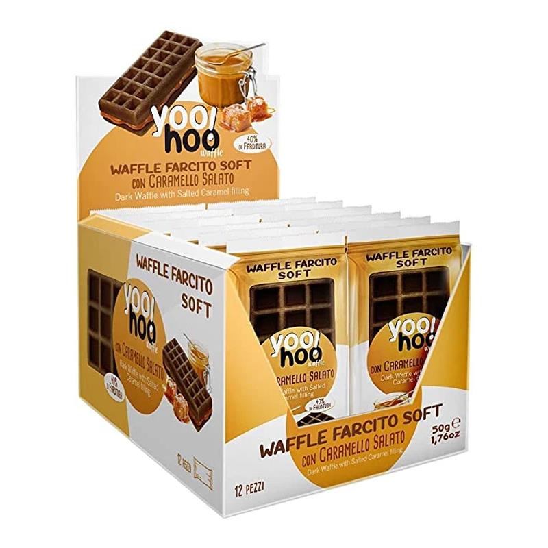 Yoo hoo Waffle Caramello Salato Gr.50 Pz.12