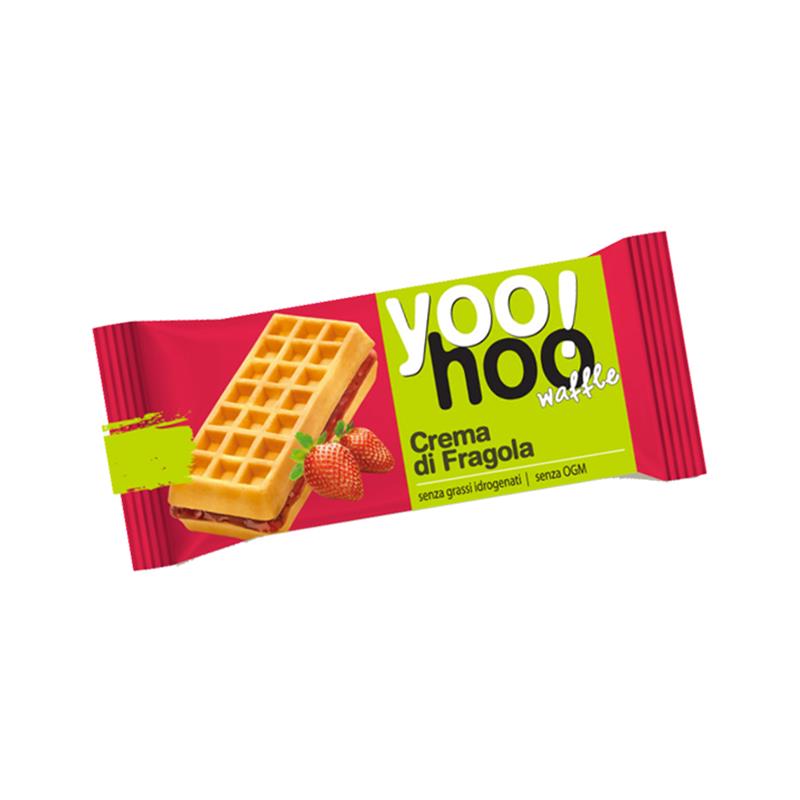 Yoo hoo Waffle Con Crema Alla Fragola Gr.50 Pz.12