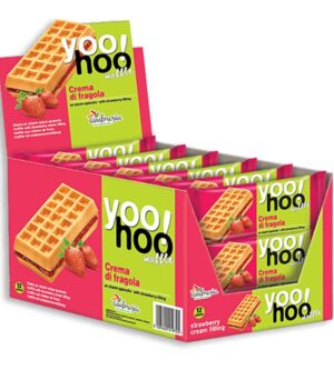 Yoo hoo Waffle Con Crema Alla Fragola Gr.50 Pz.12