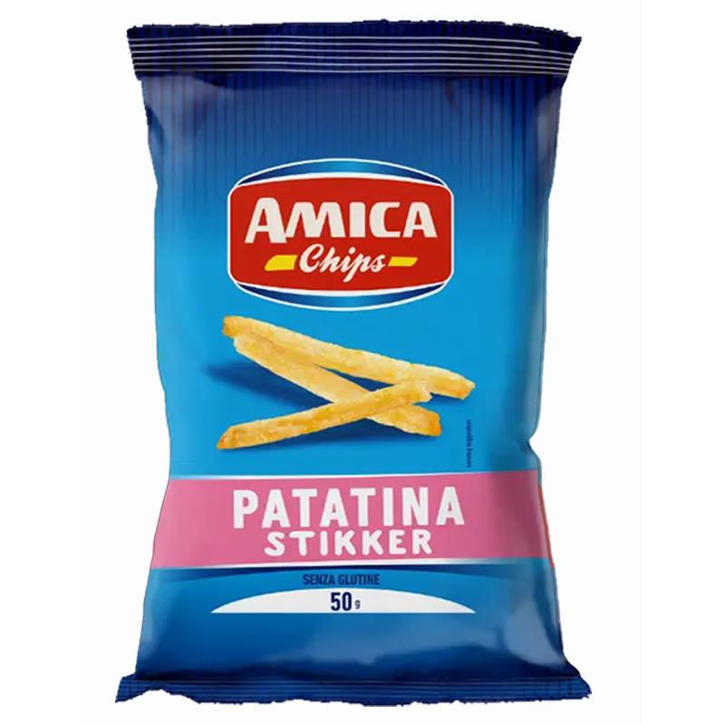 Amica Chips La Patatina Stikker Gr.50 Pz.32