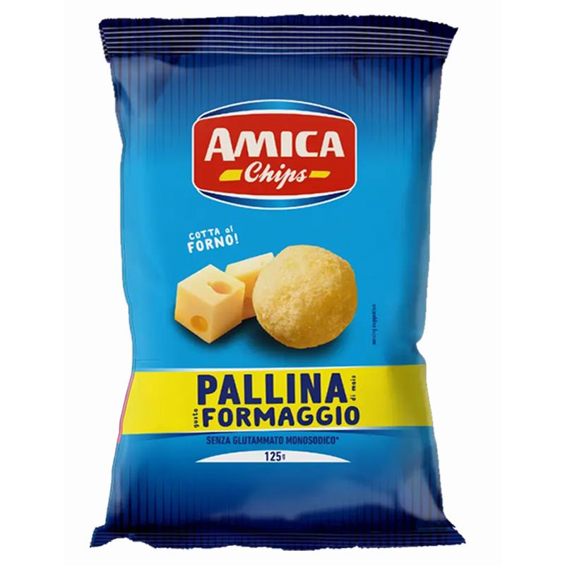 Amica Chips Snack Pallina Formaggio Gr.50 Pz.24