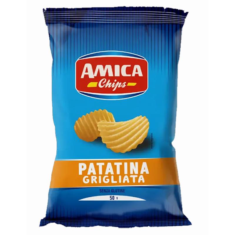 Amica Chips La Patatina Grigliata Gr.50 Pz.24