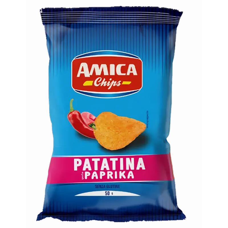 Amica Chips La Patatina Paprika Gr.50 Pz.21