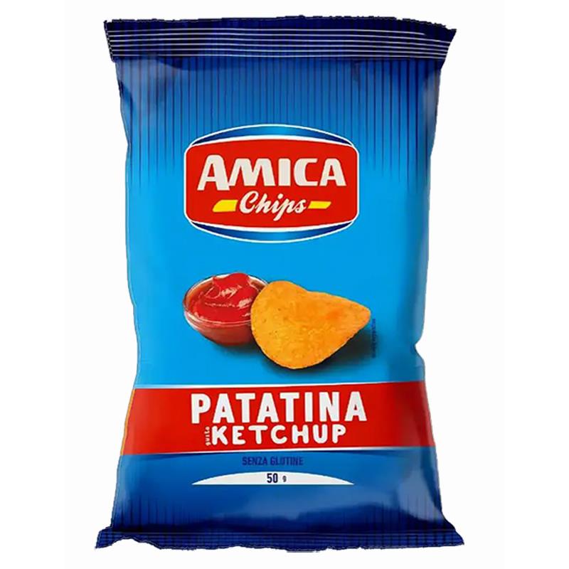 Amica Chips La Patatina Ketchips Gr.50 Pz.21