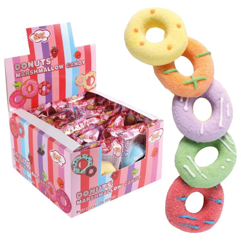 Donuts Marshmallow Candy Gr.20 Pz.24