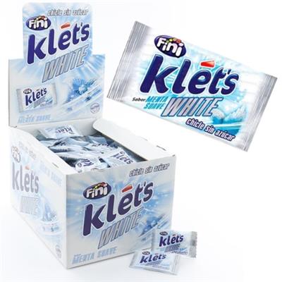 Fini Chewing Gum Klet's White S.Z. Pz.200