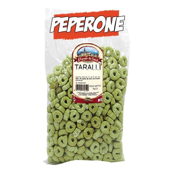 Busta Taralli Peperone Crusco Kg.1