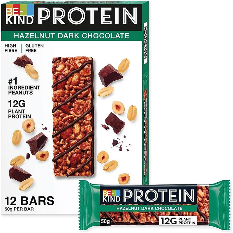 Be Kind Protein Hazelnut Dark Chocolate Pz.12 Gr.40