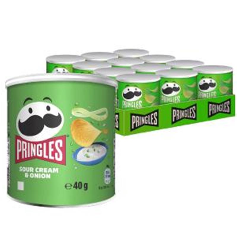 Pringles Piccolo Sour E Onion Gr.40 Pz.12