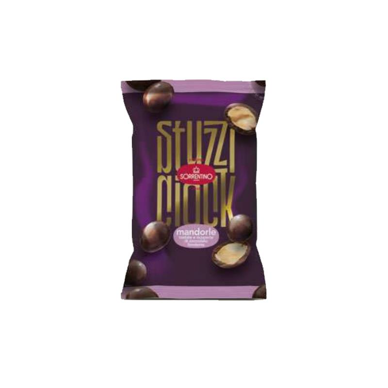 Stuzzicante Ricarica Mandorle Ricoperte Al Cioccolato Fondente Gr.30 Pz.20