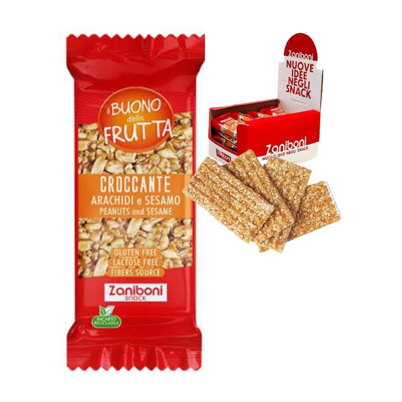 Il Buono Della Frutta Croccante Sesamo e Arachidi Gr.30 Pz.24