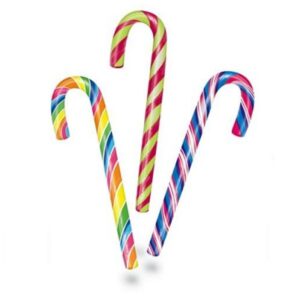 Candy Canes Multicolor Gr.12 Pz.100