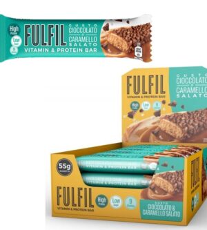 Fulfil Bar. Proteiche Cioccolato e Caramello Salato Gr.55 Pz.15