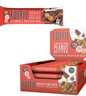 Fulfil Bar. Proteiche Cioccolato e Crema alle Arachidi Gr.55 Pz.15