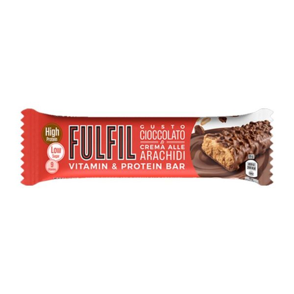 Fulfil Bar. Proteiche Cioccolato e Crema alle Arachidi Gr.55 Pz.15