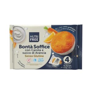 Nutrifree Bontà Soffice Con Carota e Succo di Arancia Gr.35 Pz.4