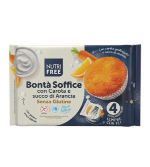 Nutrifree Bontà Soffice Con Carota e Succo di Arancia Gr.35 Pz.4